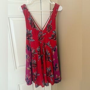 Free People Bold Red Dress